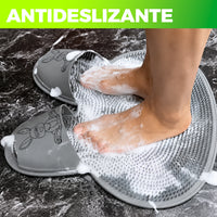 Tapete Antideslizante para Lavar y Masajear los Pies en la Ducha - 1
